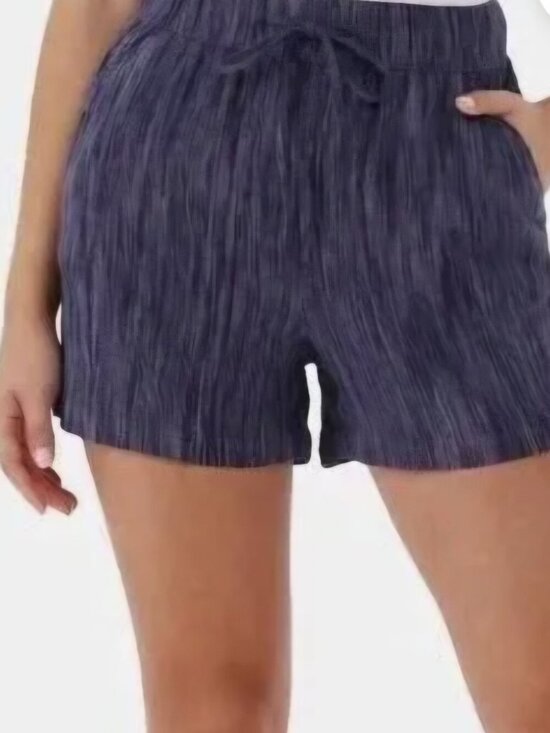 Time and Tru Pants - NWT Time and tru blue linen blend Lightweight drawstring waist pockets shorts XL